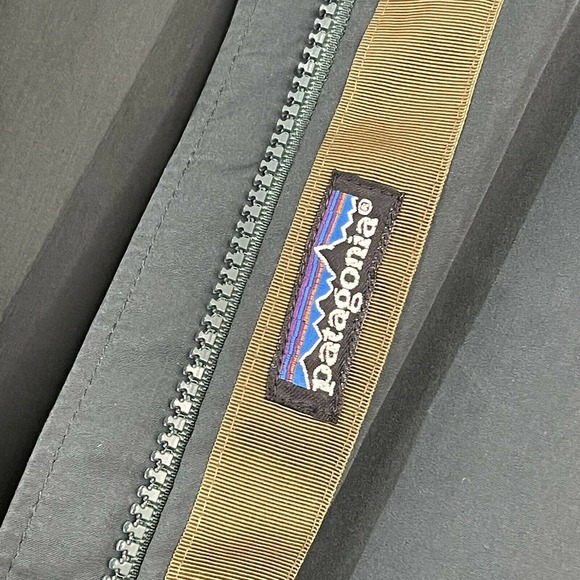 Vintage Patagonia Lined Drawstring Anorak Jacket Size S Green Spring 1993 - Picture 8 of 11